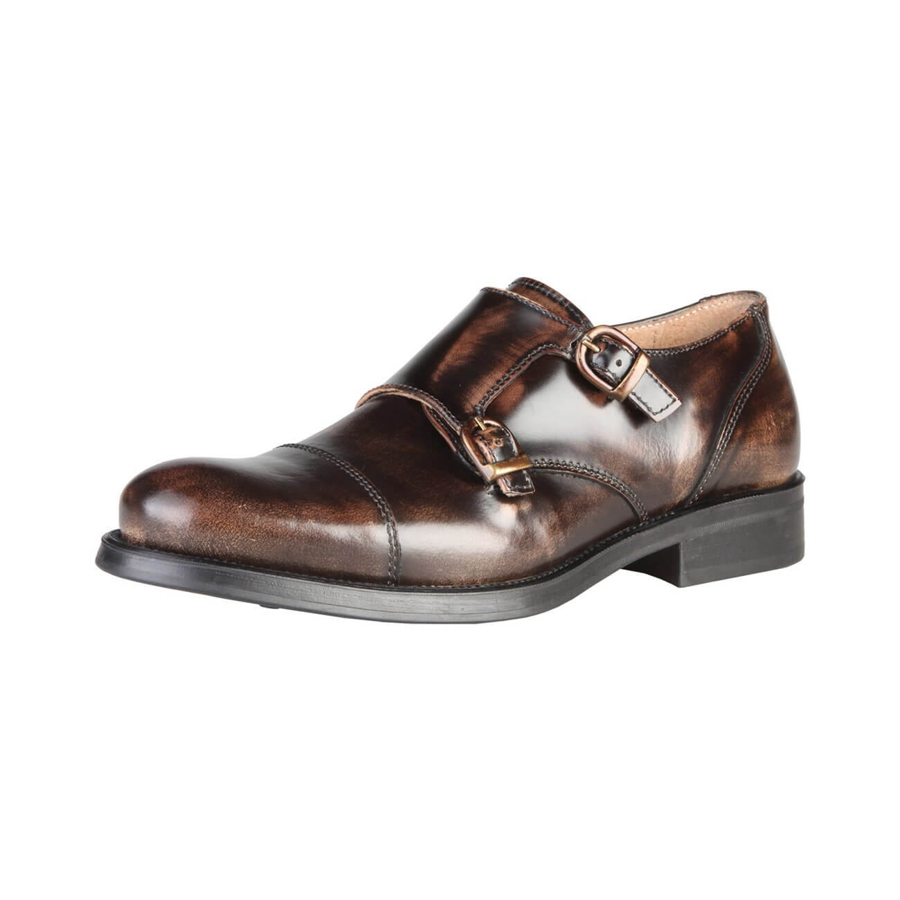 CHAUSSURES EN CUIR MARRON MADE IN ITALIA - 69.90euros