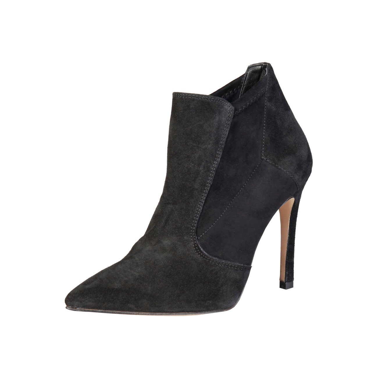 BOTTINES NOIRES EN DAIM À TALON AIGUILLES FONTANA 2.0 - 89.90euros